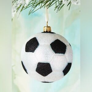 Neiman Marcus Soccer Ball Holiday Ornament Made in Poland